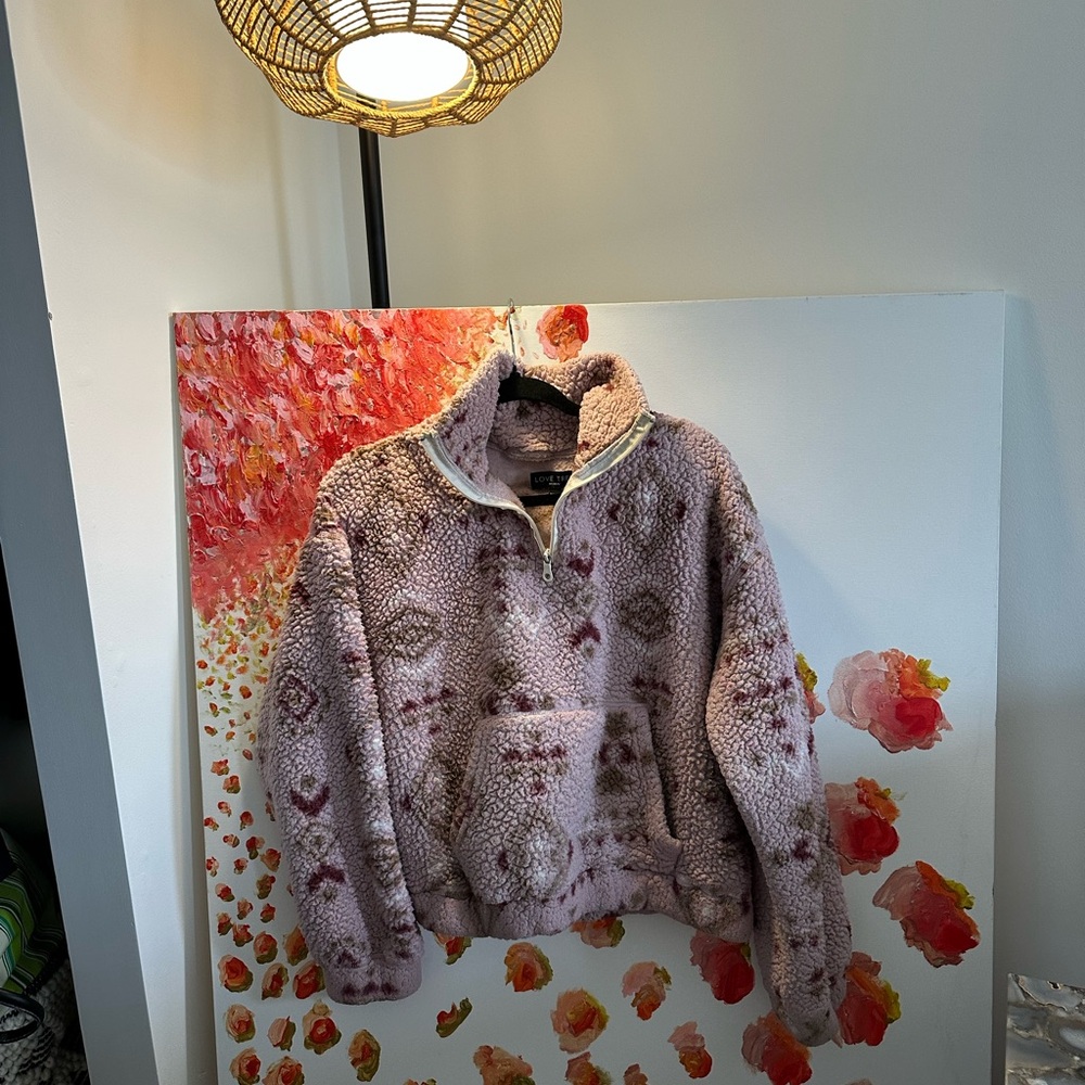 Love Tree Lavender Fleece Jacket